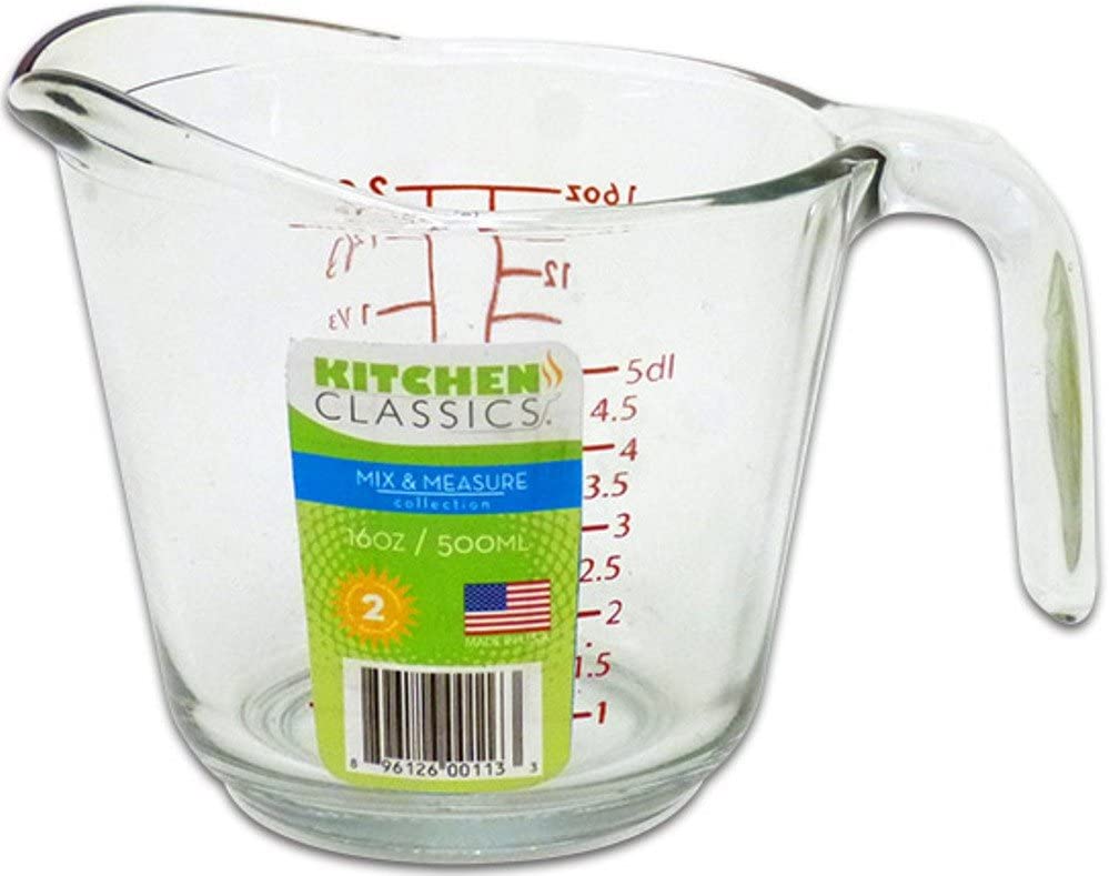 Kitchen Classic - Glass Measuring Cup, 2 C