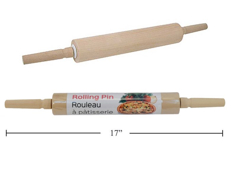 Luciano - Rolling Pin, 2 Handles, Wooden