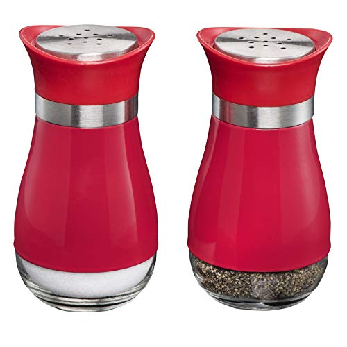 Mitbak - Elegant, Salt and Pepper Shakers, Red, 2 Pk