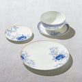 Vikko - Cypress, Bone China, Blue, 16 Pc Dinnerware Set, Service for 4