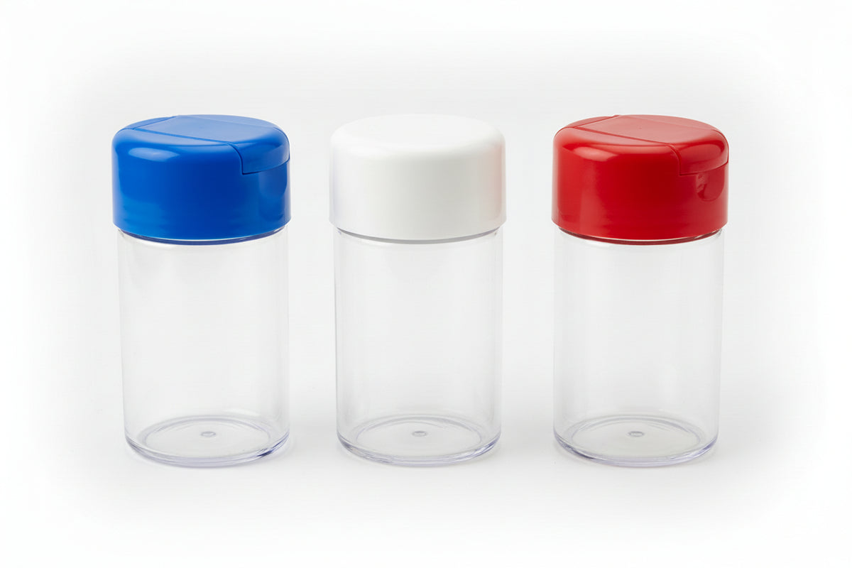 4 Oz Plastic Salt Shaker- 3 Colors