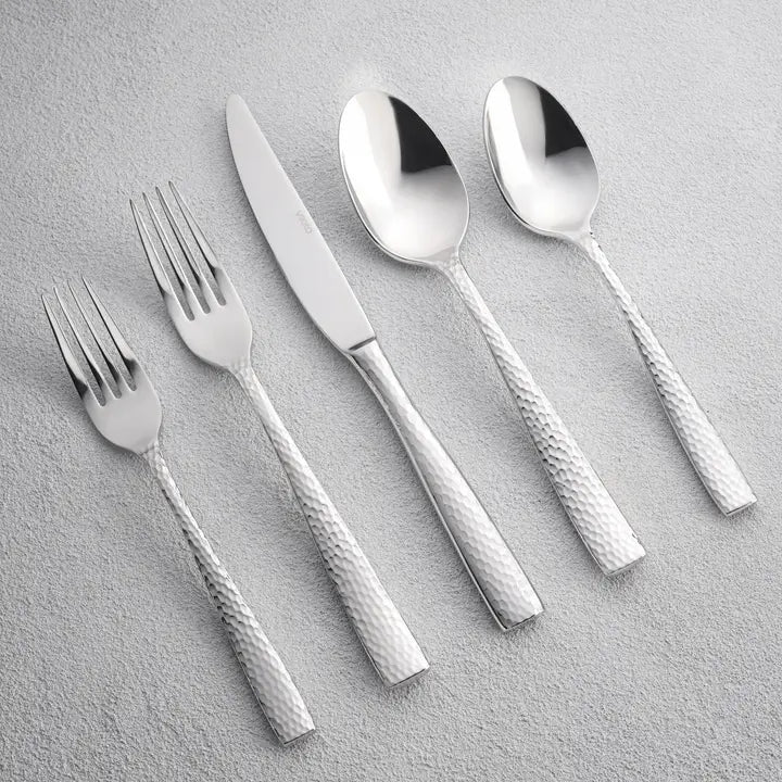 Vikko - Dior, Shiny Silver, 18/10 SS, 20 Pc Flatware Set - Gift Box No Window