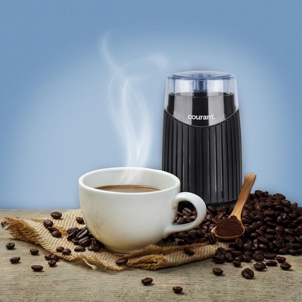 Coffee Mill Coffee, Beans & Spices Grinder, Black