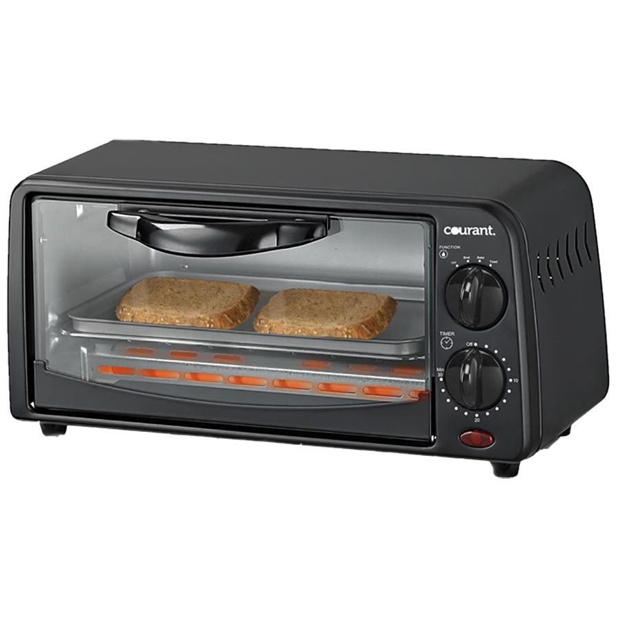 Compact Toaster Oven - Black