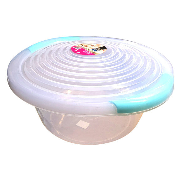 Plastic Bowl with Cover, to make Challah- Dough riser