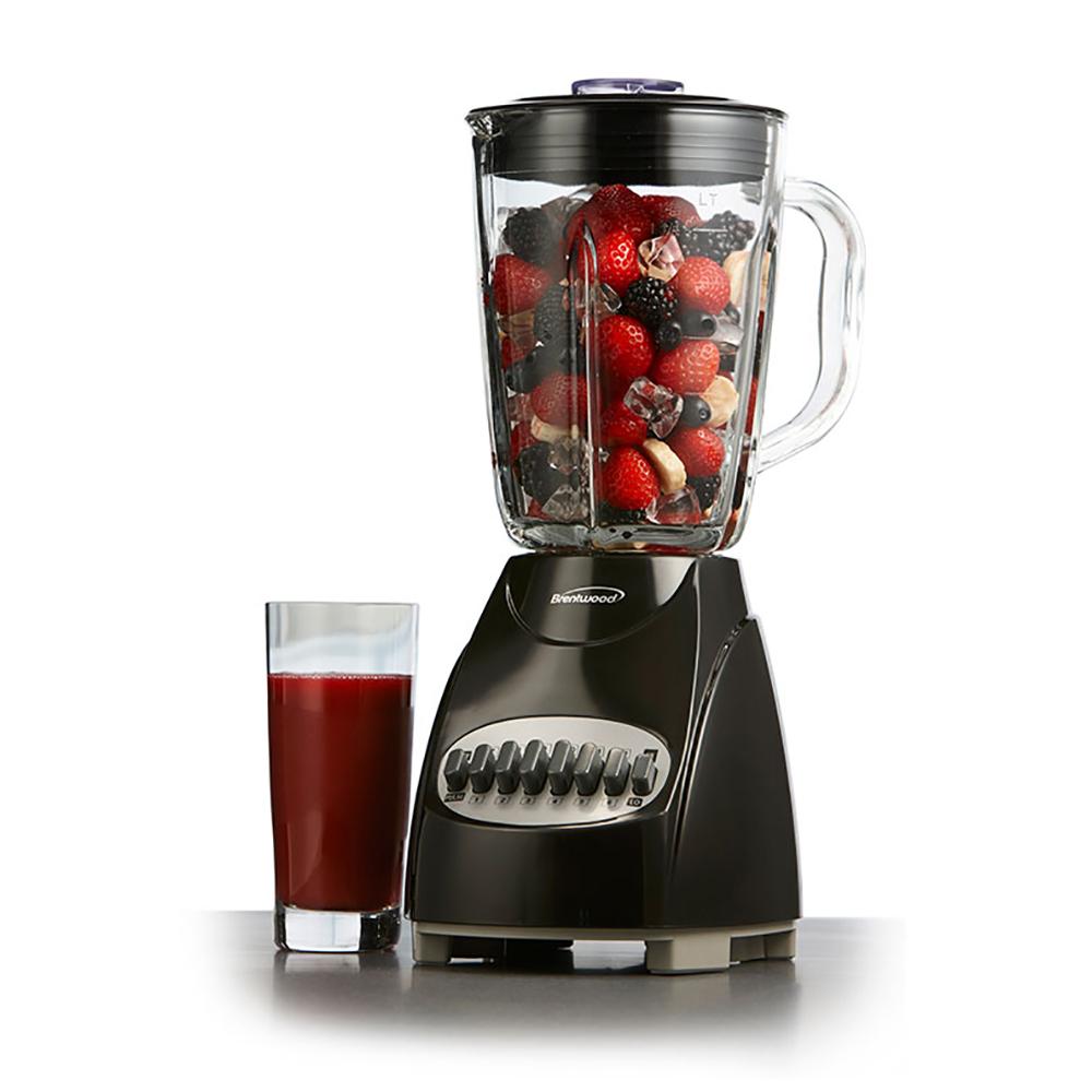 JB-920B 12-Speed + Pulse Blender with Glass Jar, Black