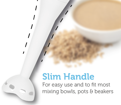 2-Speed Hand Blender with Stainless Steel Blade