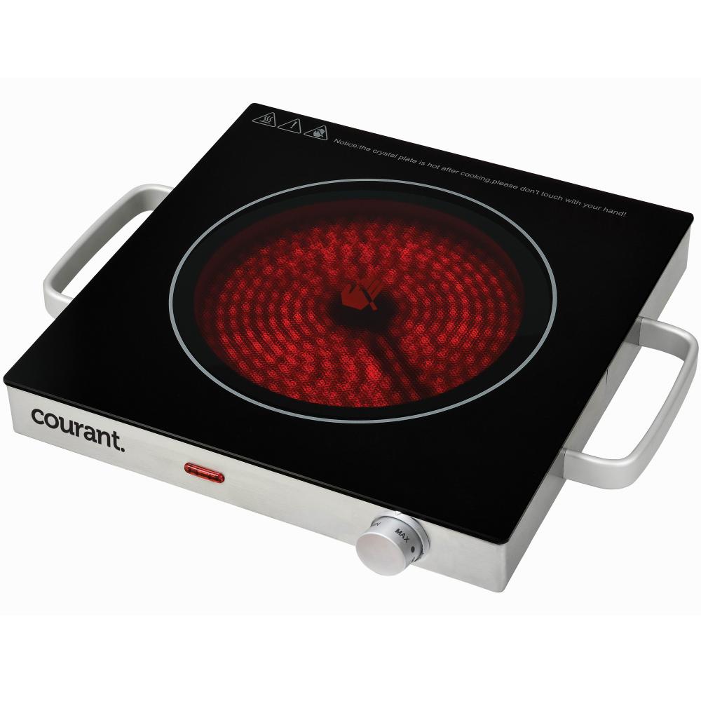 Ceramic Glass Cooktop - 1500W, Stainless Steel