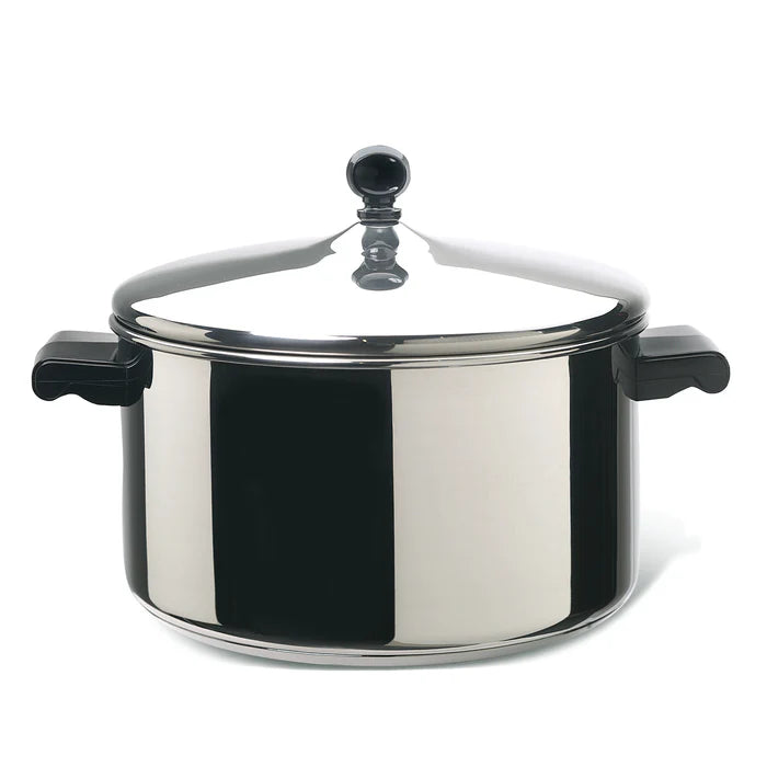 Farberwar Classic Series Stainless Steel Stockpot With Lid - 6 Quart
