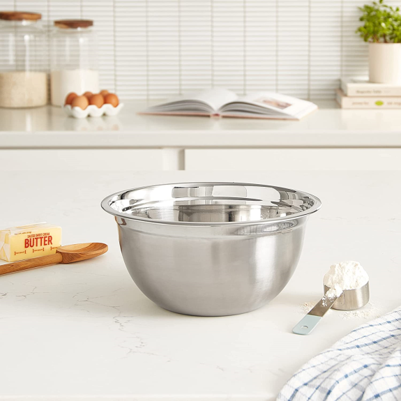 Deep Professional Stainless Steel Mixing Bowl
