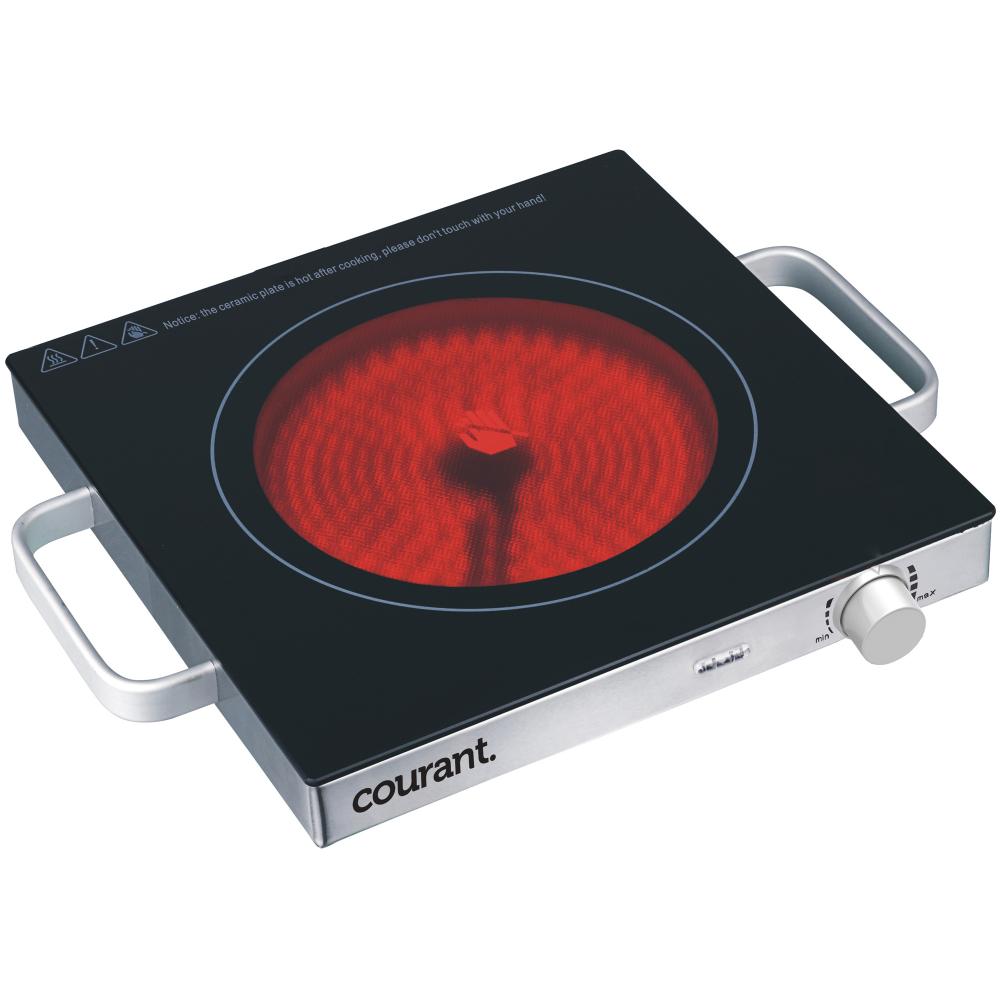 Ceramic Glass Cooktop - 1500W, Stainless Steel