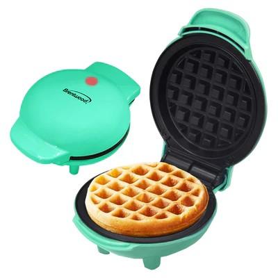 Non-Stick 5” Mini Maker for Waffles, Keto Chaffles, Hash Browns, and More, Blue
