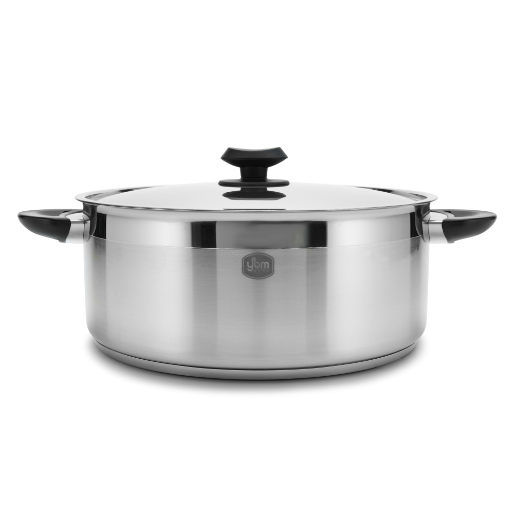 Stainless Steel Dutch Oven with Lid {8.5 quarts}